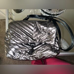 Edie Nylon Jumbo Flap Shoulder Bag